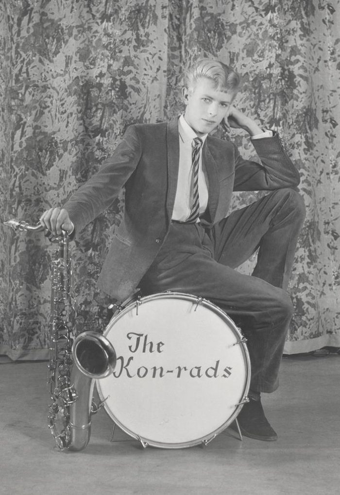 Publicity photograph for The Kon-rads, 1966. (Photo: Courtesy of The David Bowie Archive, Image © Victoria and Albert Museum)